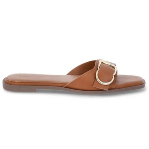 Free Assembly Women's Buckle Slide Sandals - Picture 2 of 5